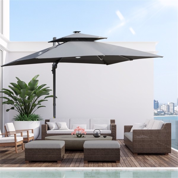 Outdoor beach umbrella/ Cantilever Umbrella  ( Amazon Shipping)（Prohibited by WalMart）