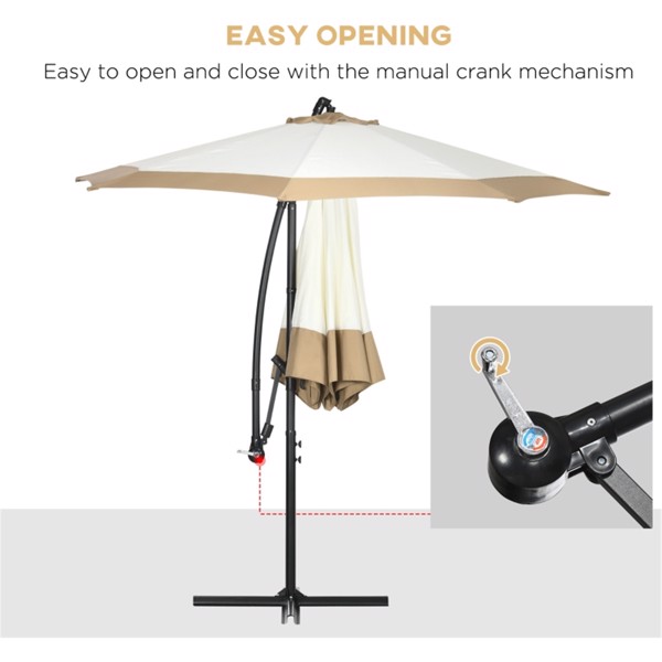 Outdoor beach umbrella /Cantilever Umbrella  ( Amazon Shipping)（Prohibited by WalMart）