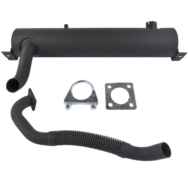 Black Muffler Exhaust Pipe Kit for Bobcat 753 773 S150 S175 S185 7100840 6701151