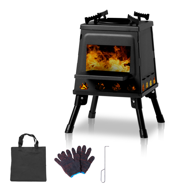 27*27*34cm wood camping stove 