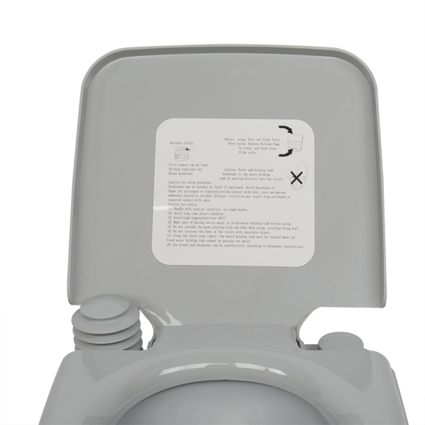 20L Portable Removable Flush Toilet with Double Outlet（Same as 44809271）