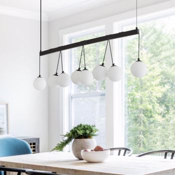 Broghan 8 - Light Sphere Globe Chandelier Kitchen Pendent Light[No Bulb][Unable to ship on weekends, please place orders with caution]