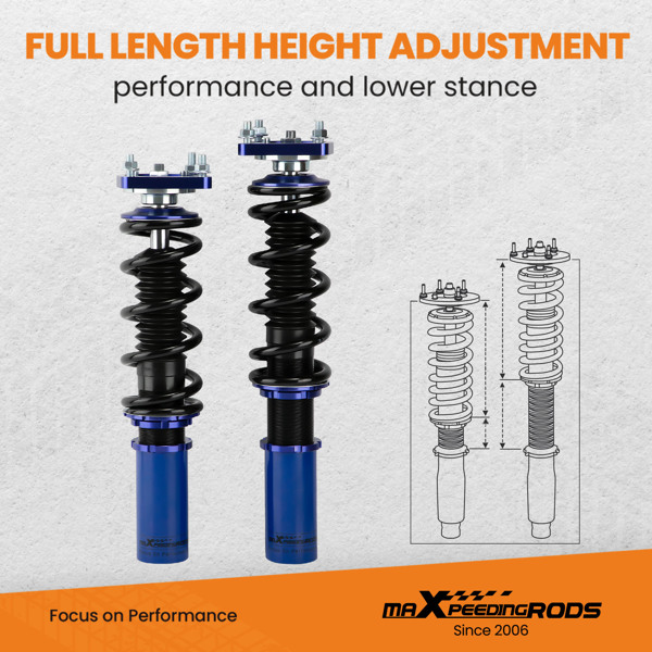 56905886 Coilovers Suspension Kit Fit for Ford Mustang 4th Gen. 1994-2004 Shock Struts Shock Absorber