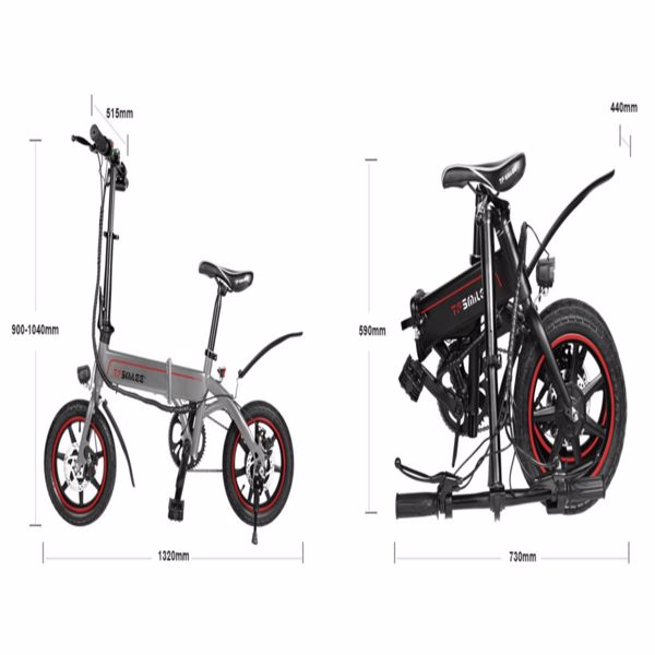 S7-14"* 2.125" Foldable City Ebikes Street E-bike 250W Hall Sensor Kick Bike Private Model[Unable to ship on weekends, please place orders with caution]