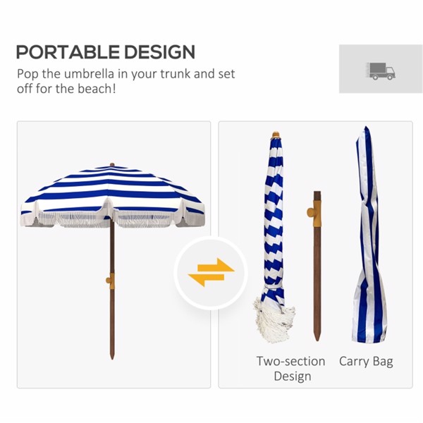 Outdoor beach umbrella / Sun Umbrella  ( Amazon Shipping)（Prohibited by WalMart）