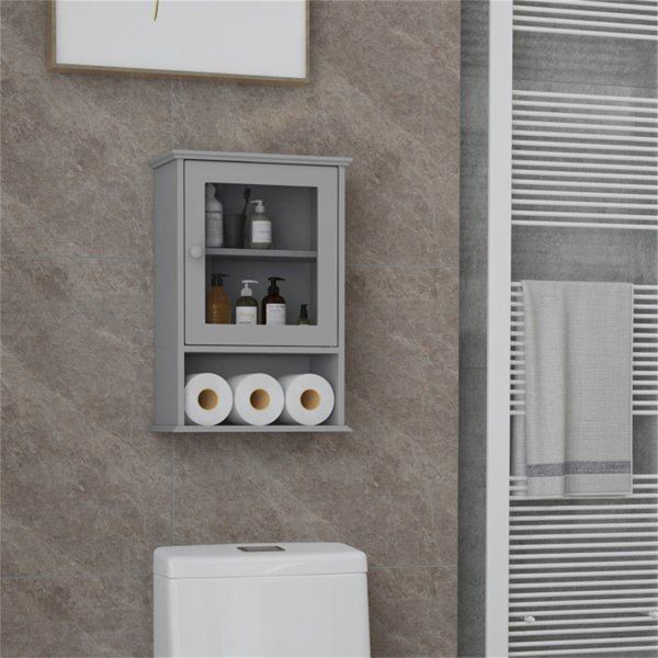 MDF Bathroom locker Gray(Ship using SWISHIP, WALMART prohibits sales)