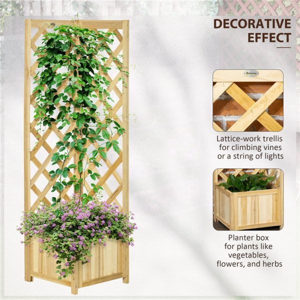 Wooden Planter、Flower shelf