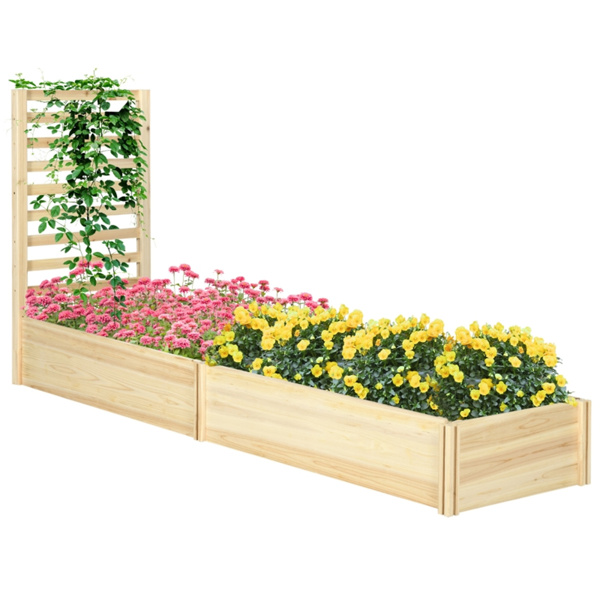 Wooden Planter、Flower shelf,Wood Planter Box