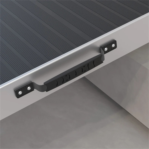10FT  Foldable Threshold Ramp with Non-Slip Surface，Wheelchair Ramp,Aluminum Handicap Ramp