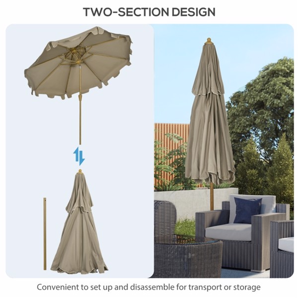 Outdoor beach umbrella ( Amazon Shipping)（Prohibited by WalMart）