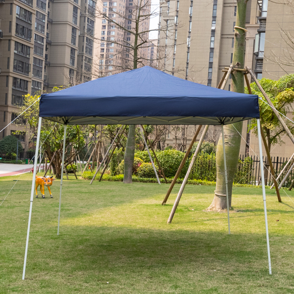 2.4 x 2.4m Portable Home Use Waterproof Folding Tent Blue