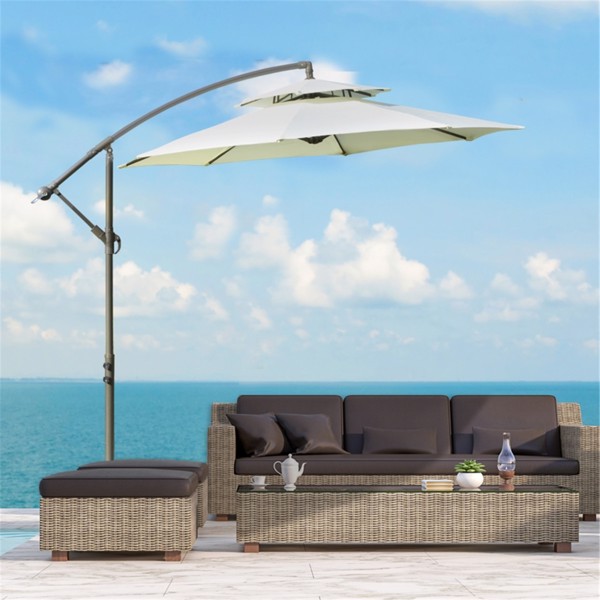 Outdoor beach umbrella/Cantilever Umbrella  ( Amazon Shipping)（Prohibited by WalMart）