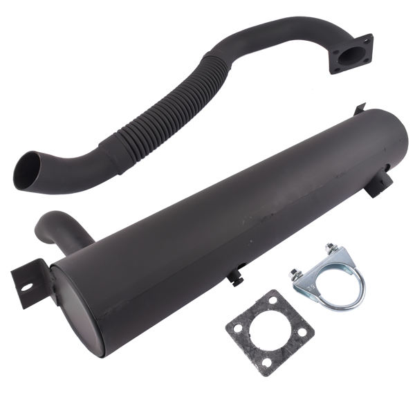 Black Muffler Exhaust Pipe Kit for Bobcat 753 773 S150 S175 S185 7100840 6701151