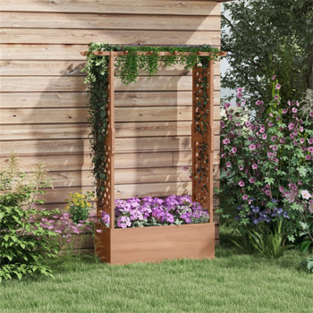 Wooden Planter、Flower shelf,Raised Garden Bed