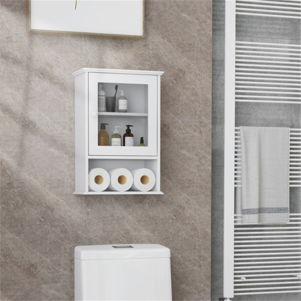 MDF Bathroom locker white