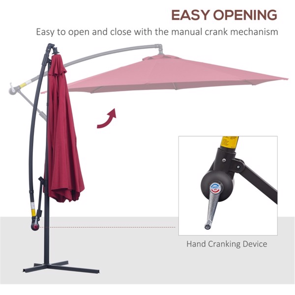 Outdoor beach umbrella/ Market Umbrella  ( Amazon Shipping)（Prohibited by WalMart）