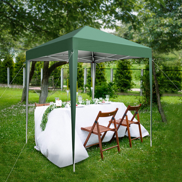 2 x 2m Practical Waterproof Right-Angle Folding Tent Green