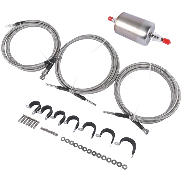 Stainless Steel Braided Fuel Lines Kit 819-840 for 1999-2003 Chevy Silverado GMC Sierra 1500 2500 3500 1999-2003 15043857