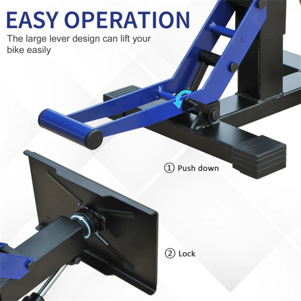 300 lbs  Motorcycle Jack Hydraulic Motorcycle Scissor Jack Lift Repair & Maintenance Hoist 