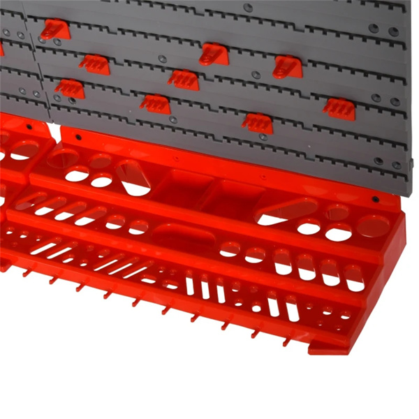 54 Piece Tool organizer with 50 Hooks ,Pegboard and Shelf Tool Organizer Wall Mounted DIY  Storage