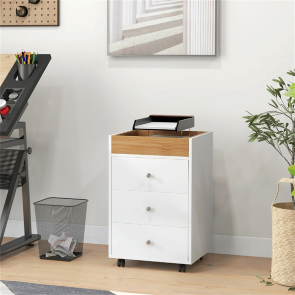 Bathroom Storage Cabinet-White (Swiship-Ship)（Prohibited by WalMart）