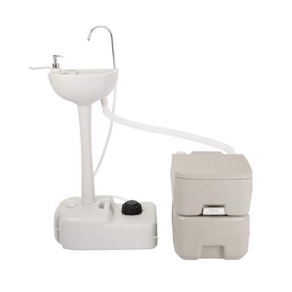  Portable Removable Outdoor Hand Sink with Portable Toilet  （Same as 46793540）