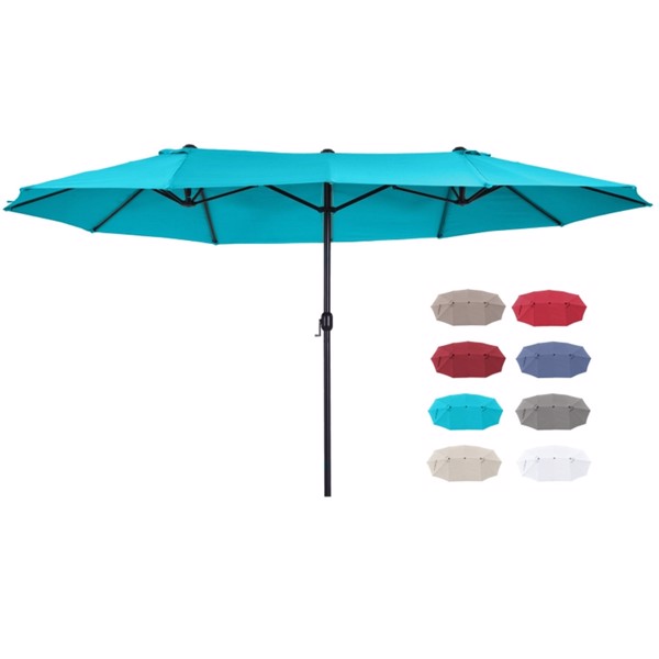 Outdoor beach umbrella/Double-Sided Market Umbrella  ( Amazon Shipping)（Prohibited by WalMart）