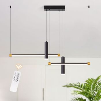 Javeriah 4 - Light Dimmable Kitchen Island Linear LED Pendant[No Bulb][Unable to ship on weekends, please place orders with caution]