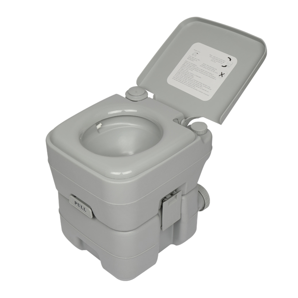 20L Portable Removable Flush Toilet with Double Outlet（Same as 44809271）