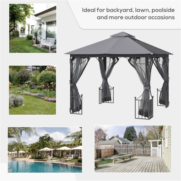 Patio Gazebo -Dark Gray