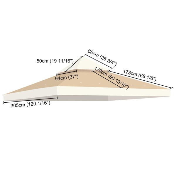 Replacement Canopy Top, 10' x 10' Pop-Up Canopy Top Cover for Canopy Straight Leg Tent Top Cover (1pc Top Cloth Only) --No shipments on weekends