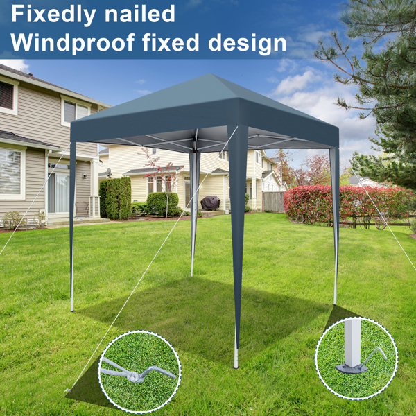 2 x 2m Practical Waterproof Right-Angle Folding Tent Blue