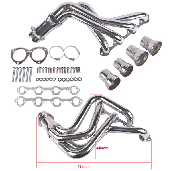 Stainless Steel Exhaust Manifold Headers for Ford F-100 1969-79 RWD 302W 5.0L V8