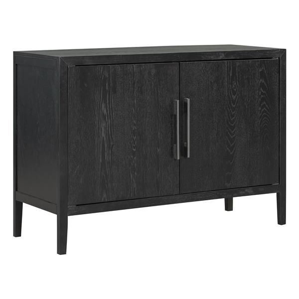 Storage Cabinet Sideboard Wooden Cabinet with 2 Metal handles and 2 Doors for Hallway, Entryway, Living Room