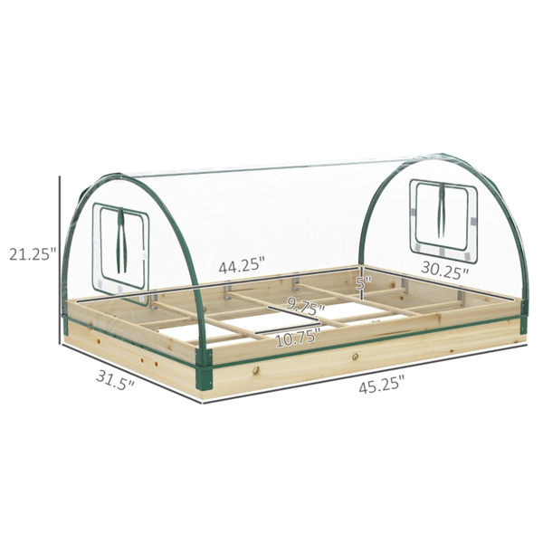 Wooden Planter、Flower shelf,Raised Garden Bed