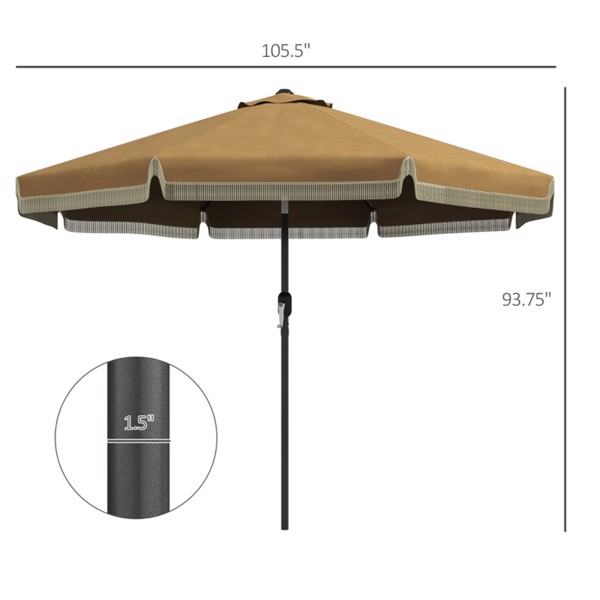 Outdoor beach umbrella / Sun Umbrella  ( Amazon Shipping)（Prohibited by WalMart）