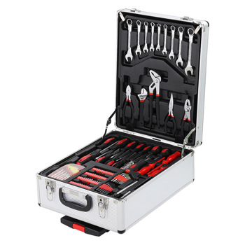 799pcs Aluminum Trolley Case Tool Set Silver