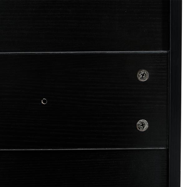 Shoe Cabinet , Shoe storage shelves, Black