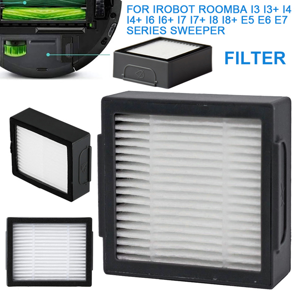 适用于：iRobot Roomba i3 i3+ i4 i4+ i6 i6+ i7 i7+ i8 i8+ E5 E6 E7系列扫地机 过滤网（周末不发货）-3
