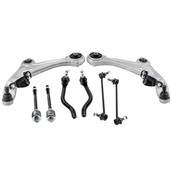 8x Suspension Kit Control Arms Tie Rod Sway Bar Ends for Nissan Altima 2007-2012