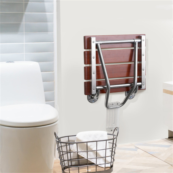 Wall mounted bathroom chair