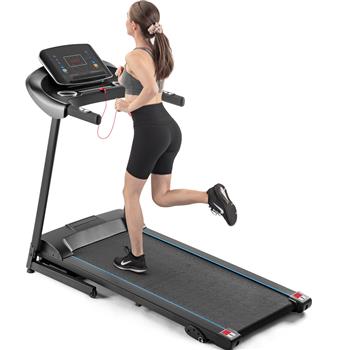 Electric Motorized Treadmill with Audio Speakers, Max. 10 MPH and Incline for Home Gym