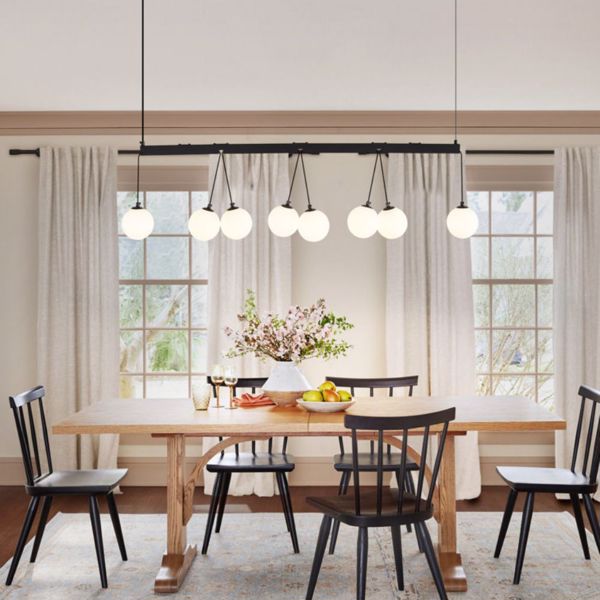 Broghan 8 - Light Sphere Globe Chandelier Kitchen Pendent Light[No Bulb][Unable to ship on weekends, please place orders with caution]