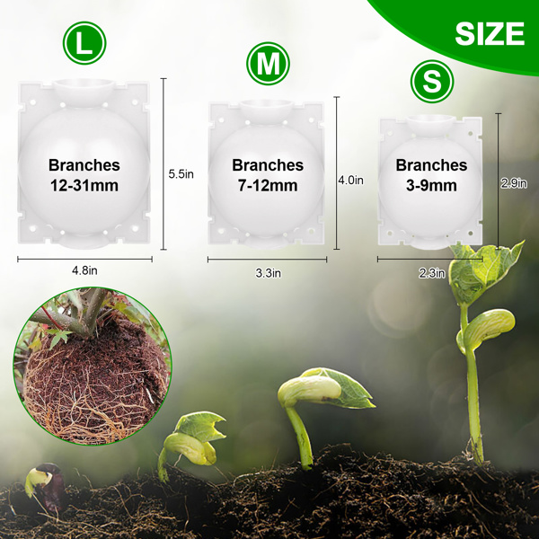 Plant Rooting Device Grow Graft Box High Pressure Propagation Ball