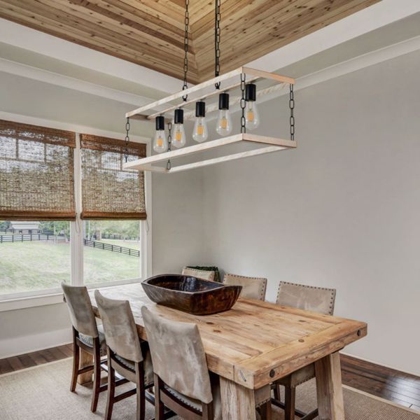 Filep 5 - Light Farmhouse Kitchen Island Pendant Light[No Bulb][Unable to ship on weekends, please place orders with caution]