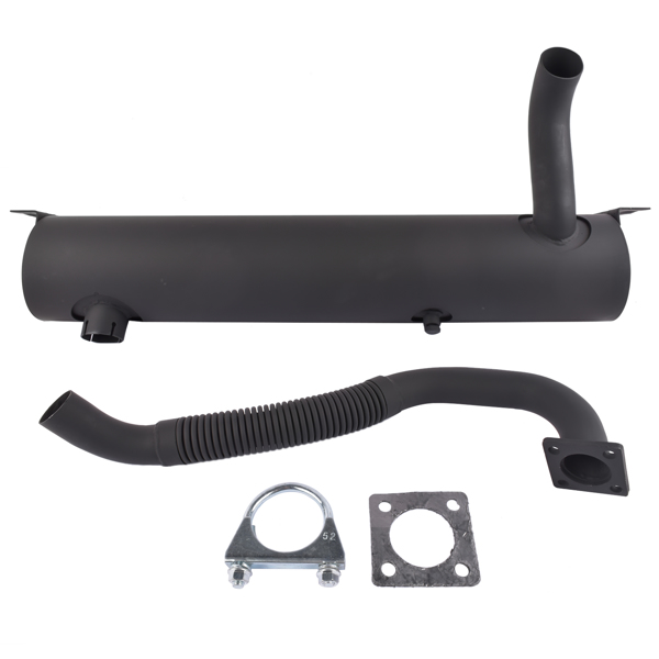 Black Muffler Exhaust Pipe Kit for Bobcat 753 773 S150 S175 S185 7100840 6701151