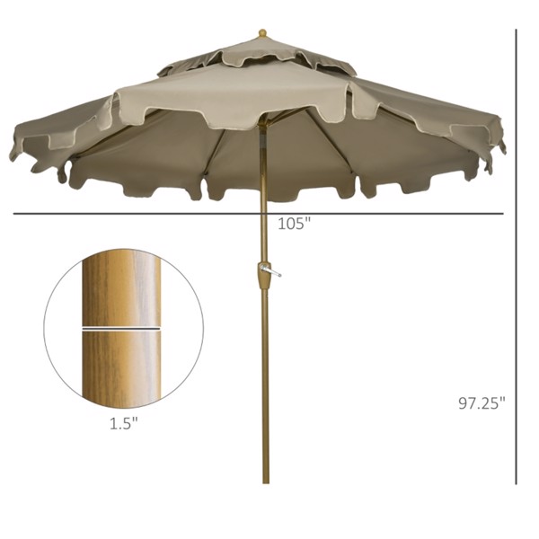 Outdoor beach umbrella ( Amazon Shipping)（Prohibited by WalMart）