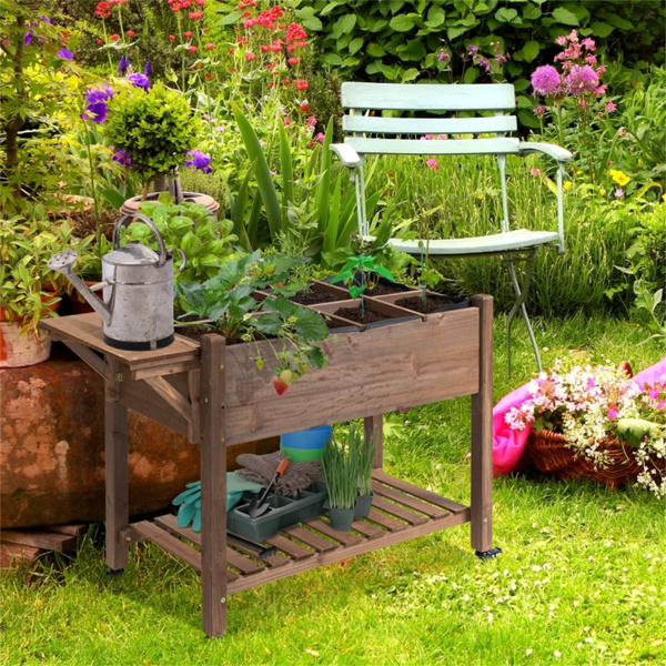 Wooden Planter、Flower shelf,Wood Planter Box,Wooden Garden Box