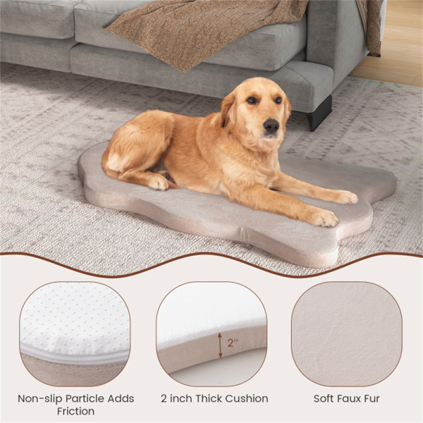 43 " Orthopedic Dog Bed for Large Dogs ﻿Beige