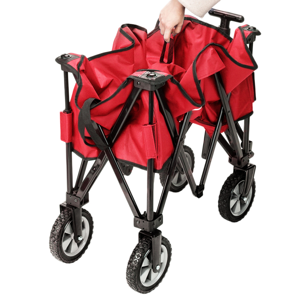 Collapsible Outdoor Wagon Red